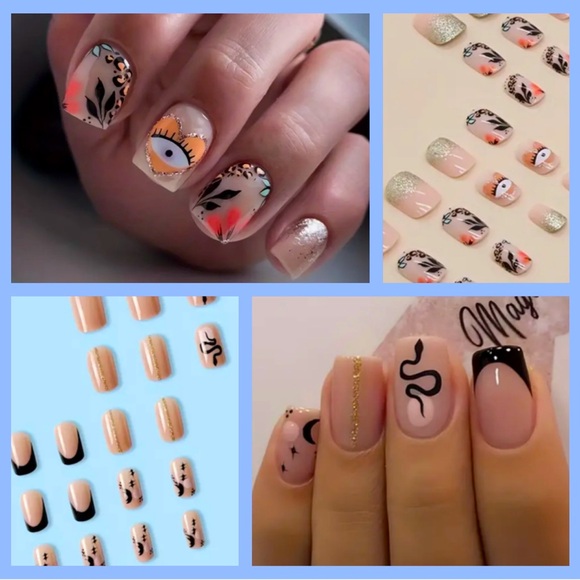 Other - NWT press on nail witchy BUNDLE! 2 sets, seeing eye, angles, and sparkle!